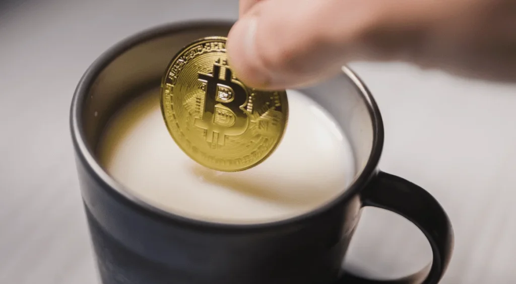 Bitcoin price dip