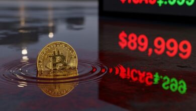 Bitcoin Drops Below $90K