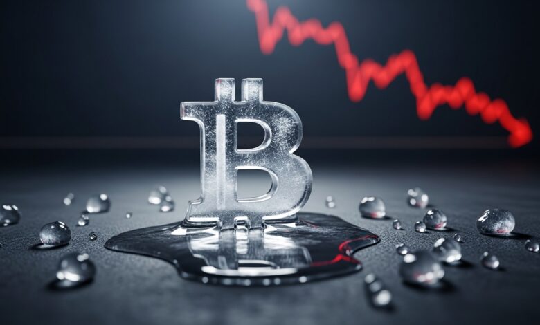 Bitcoin dives to six month