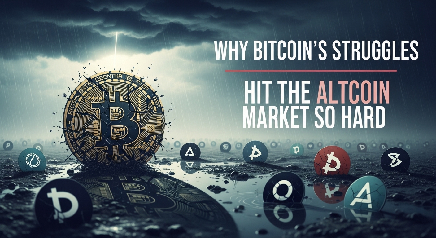 Why Bitcoin’s Struggles Hit the Altcoin Market So Hard