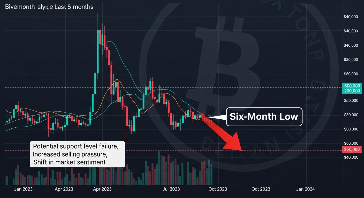 Technical picture why the six-month low matters
