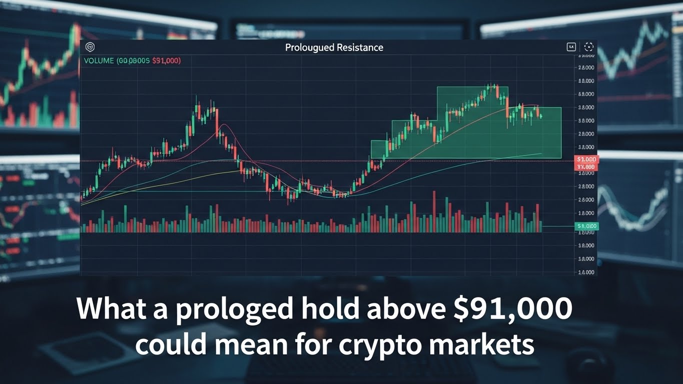 What a prolonged hold above $91,000 could mean for crypto markets