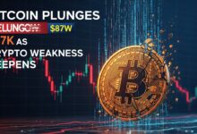 Bitcoin Plunges Below $87K as Crypto Weakness Deepens