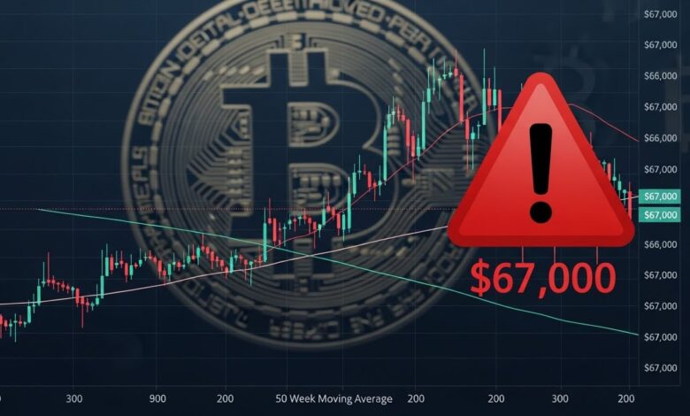Bitcoin Price Prediction Critical $67K Warning Looms as Weekly Dead Cross Pattern Threatens BTC