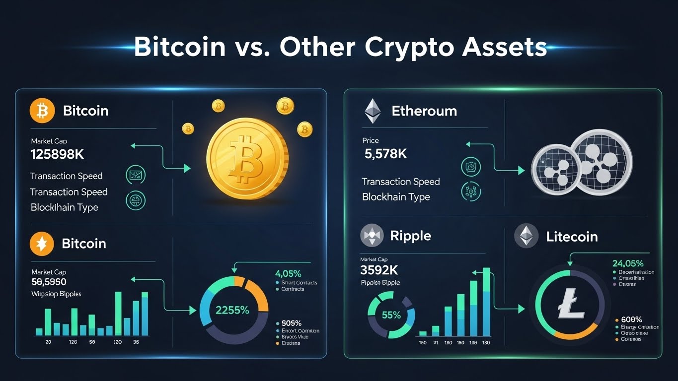 Comparing Bitcoin to Other Crypto Assets