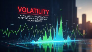 Crypto Markets Face Volatility as Key Inflation and Jobs Data Loom This Week