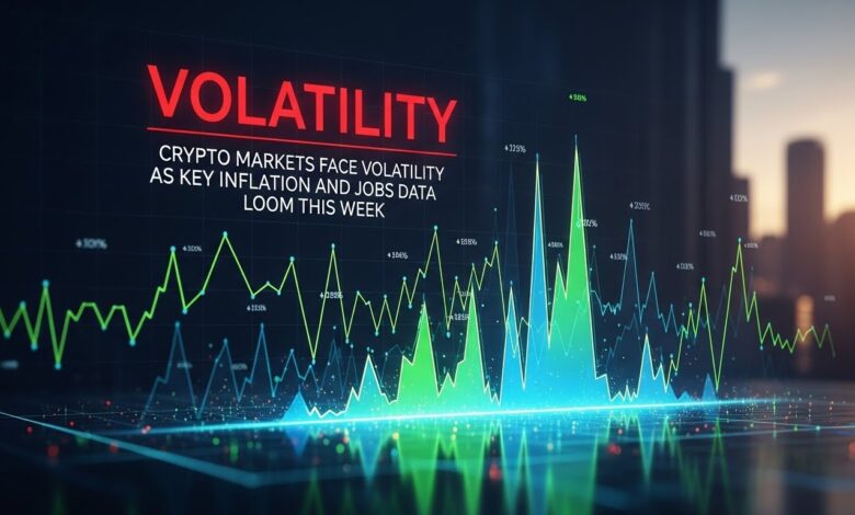 Crypto Markets Face Volatility as Key Inflation and Jobs Data Loom This Week