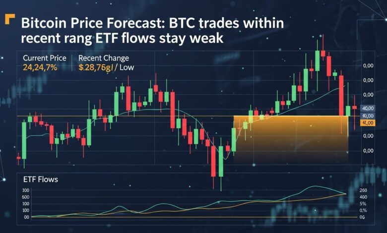 Bitcoin Price Forecast BTC trades within recent range as ETF flows stay weak