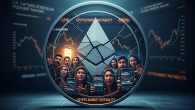 Crypto Investors Fear Market Crash as U.S. Captures Venezuelan President Maduro