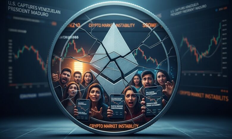 Crypto Investors Fear Market Crash as U.S. Captures Venezuelan President Maduro