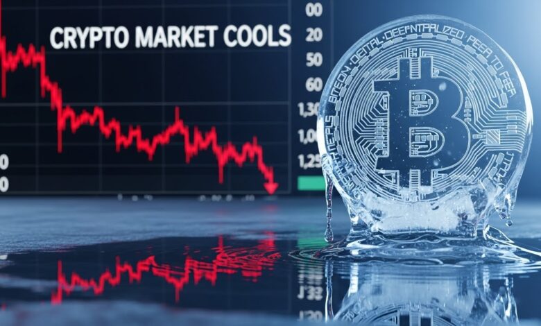 Crypto Market Cools as Bitcoin Stays