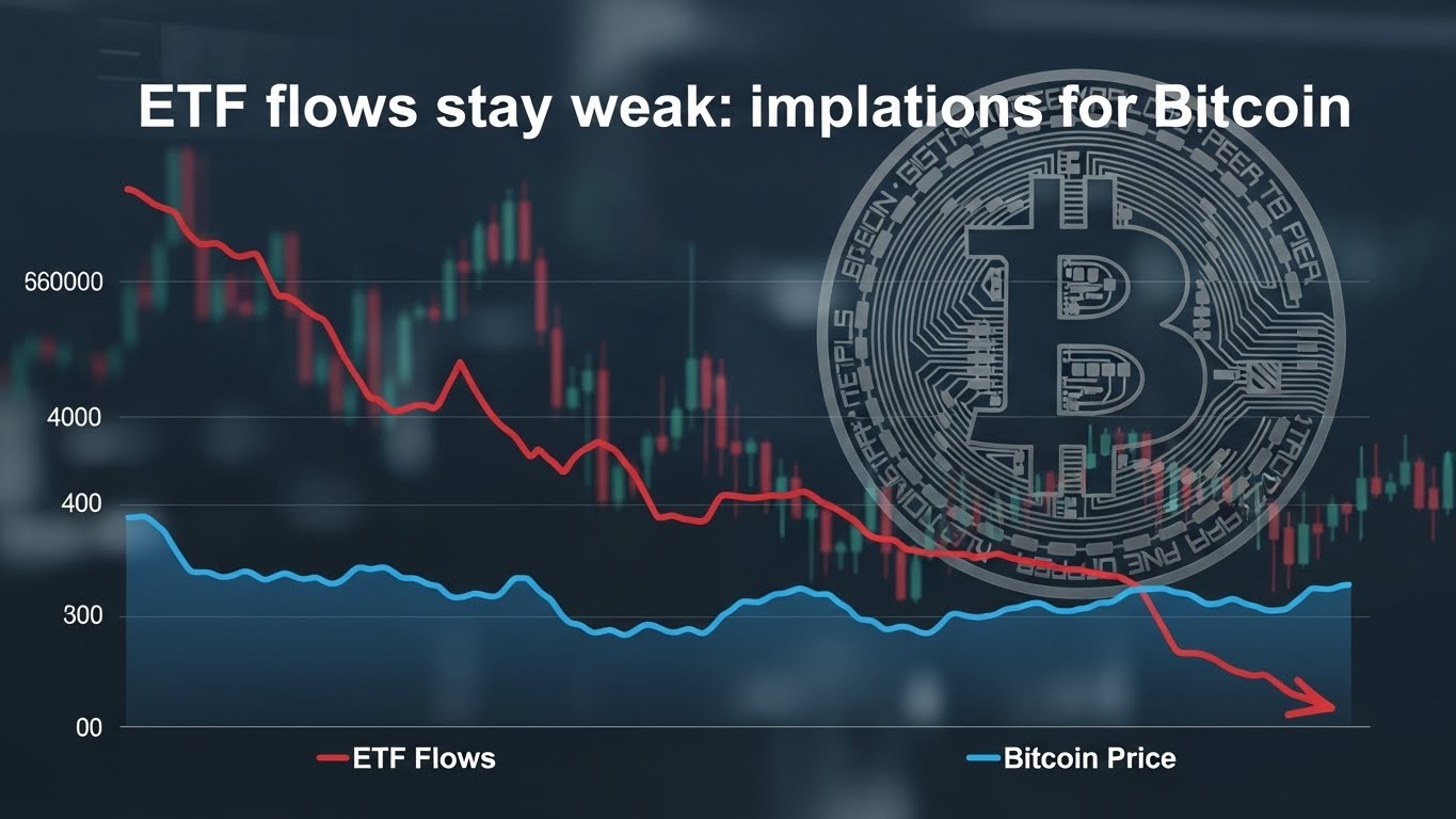 ETF flows stay weak implications for Bitcoin