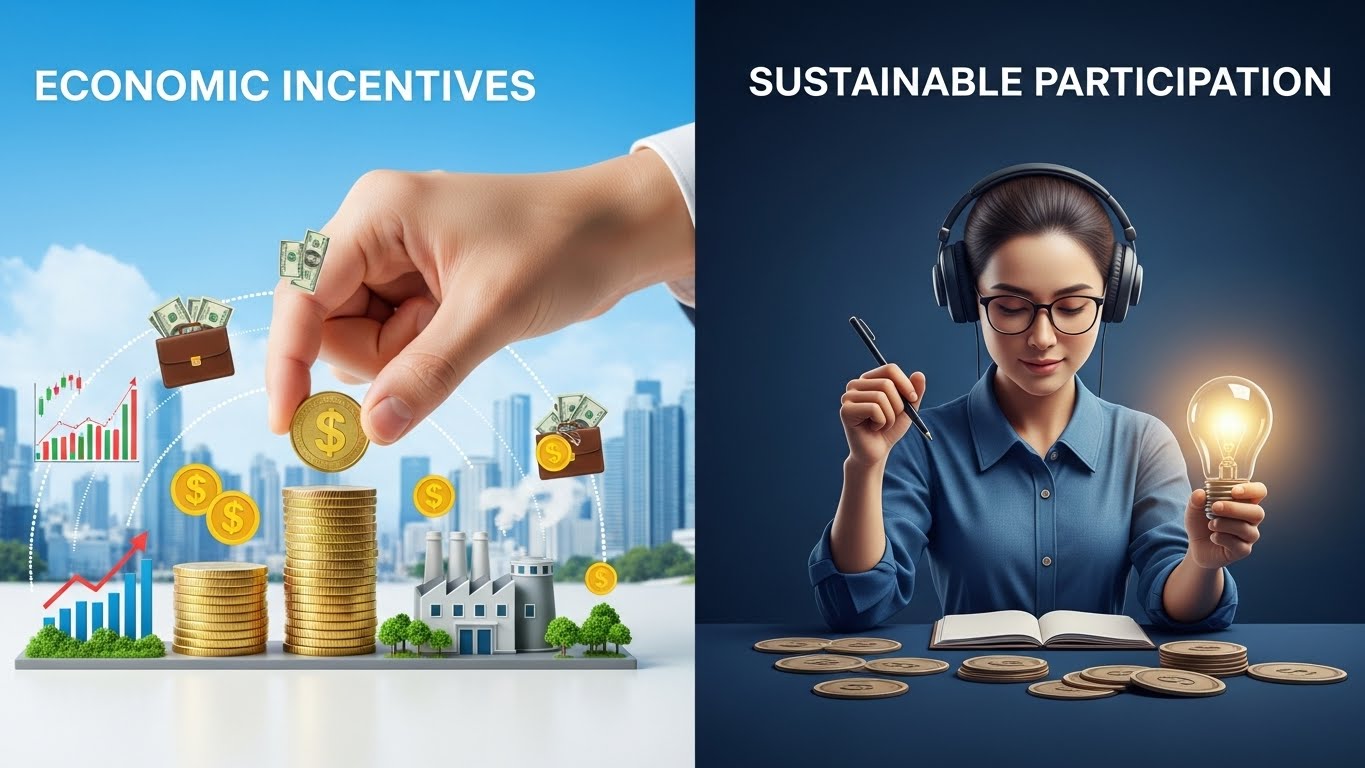 Economic Incentives and Sustainable Participation