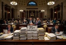 Senators Propose 75+ Amendments