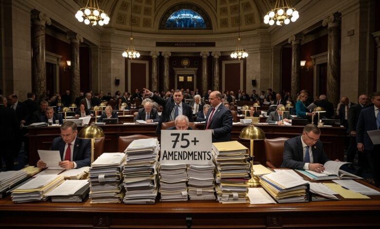 Senators Propose 75+ Amendments