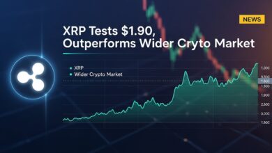 XRP News XRP Tests $1.90, Outperforms Wider Crypto Market