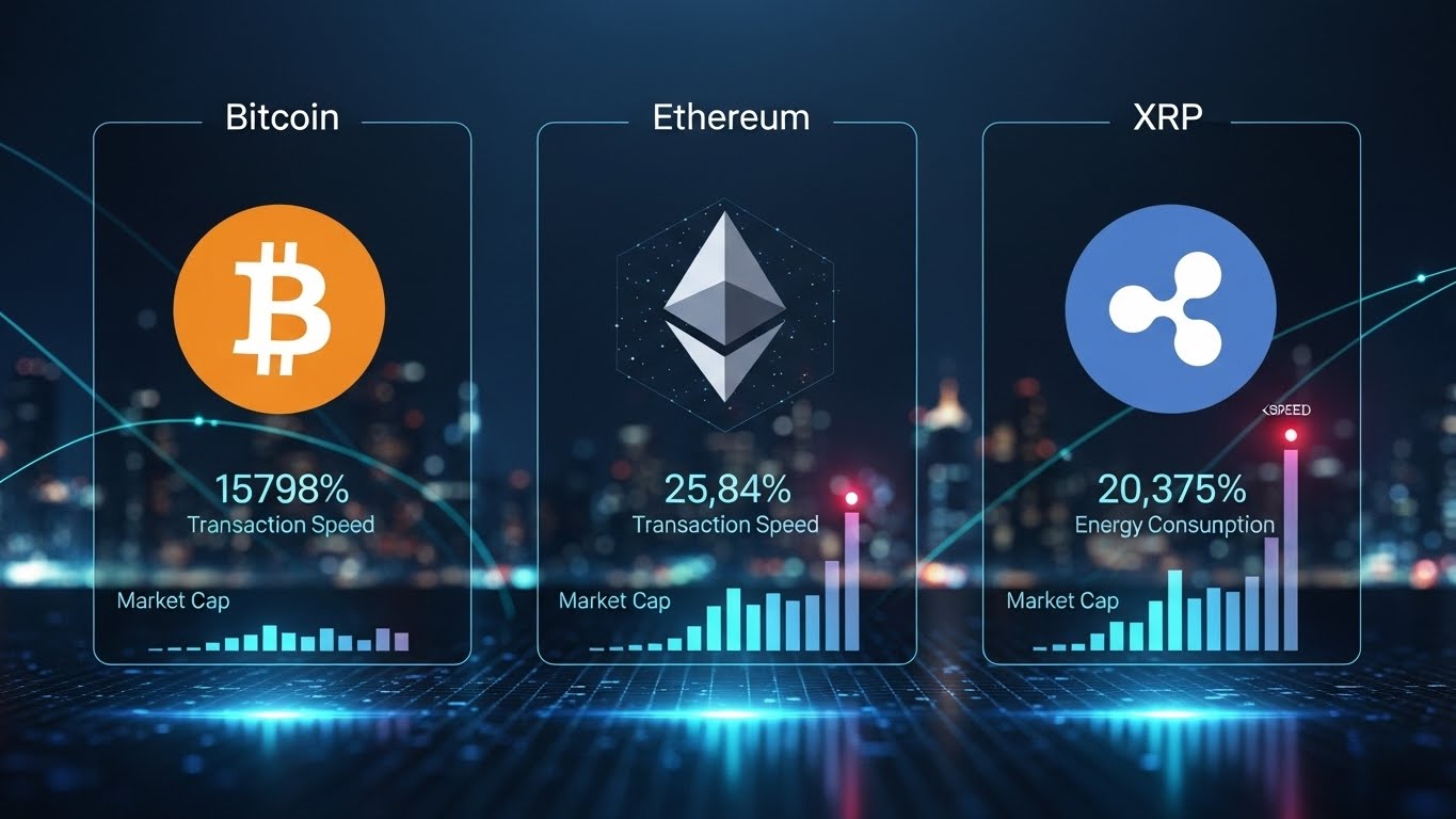 XRP Versus Bitcoin and Ethereum A Comparative View
