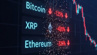 Bitcoin XRP Ethereum Drop