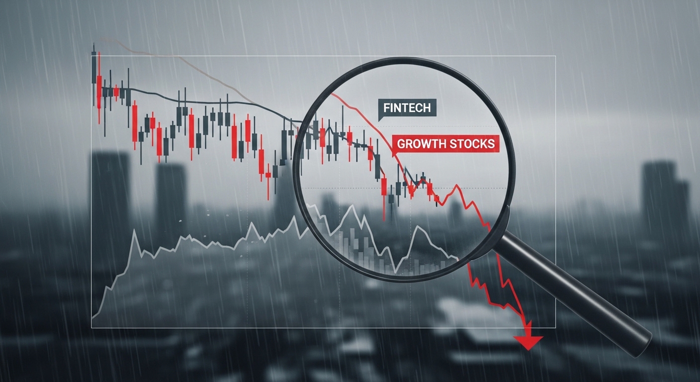 Broader Weakness in Fintech and Growth Stocks