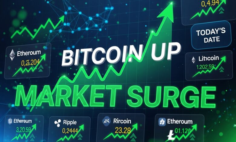 Crypto Market Up Today as Bitcoin