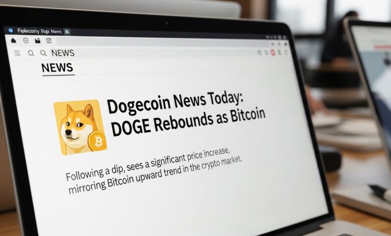Dogecoin News Today DOGE Rebounds as Bitcoin
