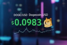 Dogecoin USD at $0.0983