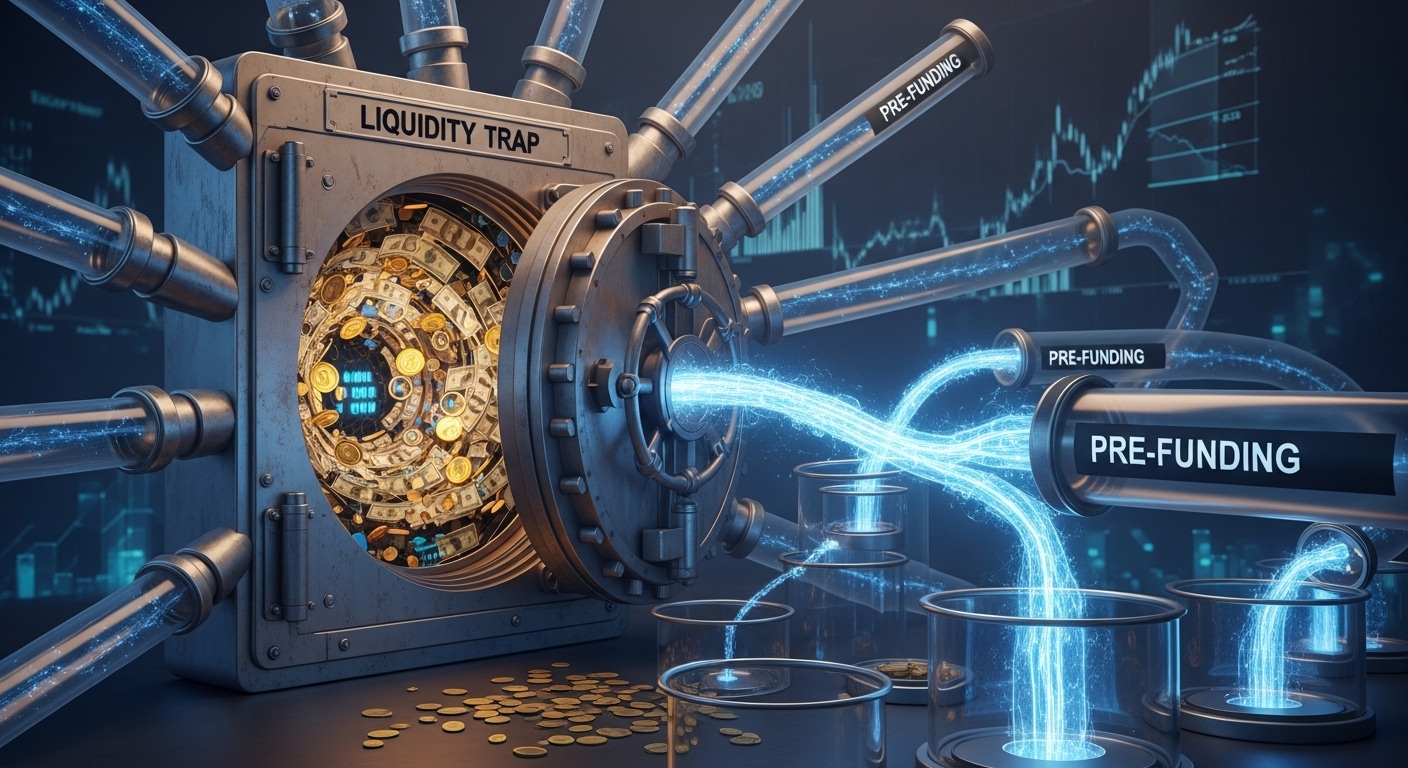 Liquidity Traps and Pre-Funding