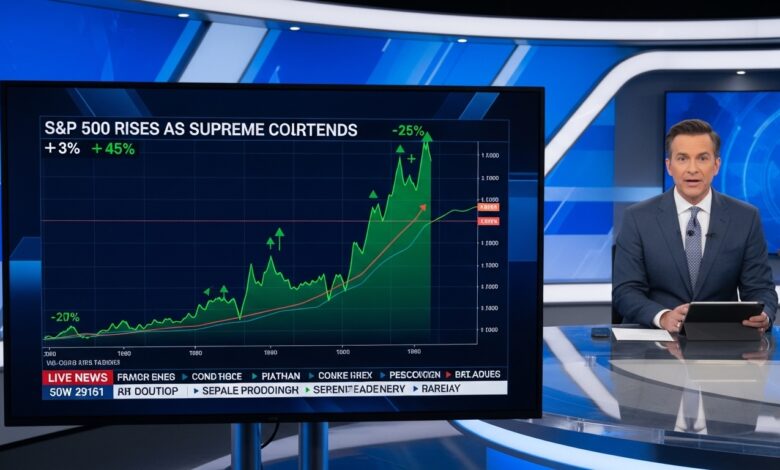 S&P 500 Rises as Supreme Court Ends