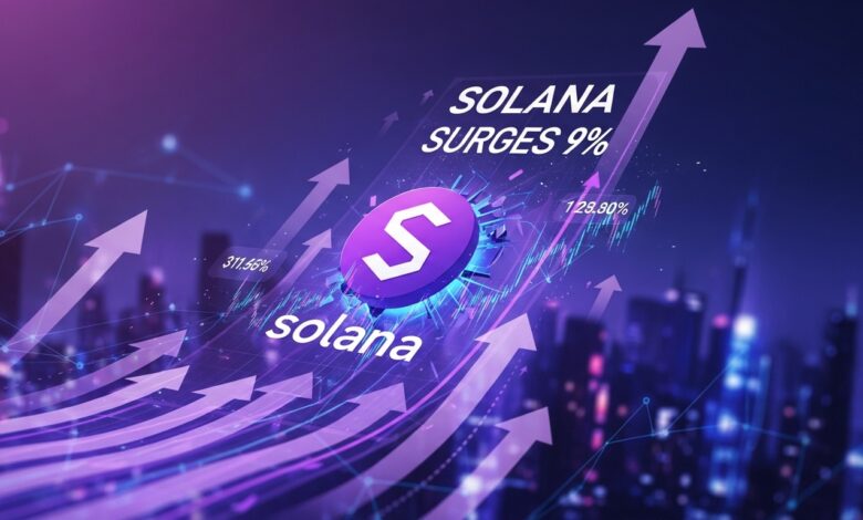 Solana Surges 9%