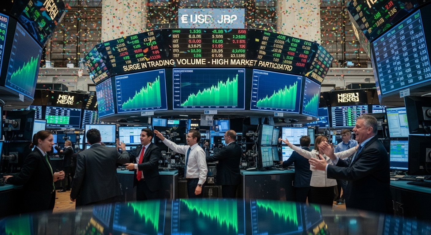 Surge in Trading Volume and Market Participation