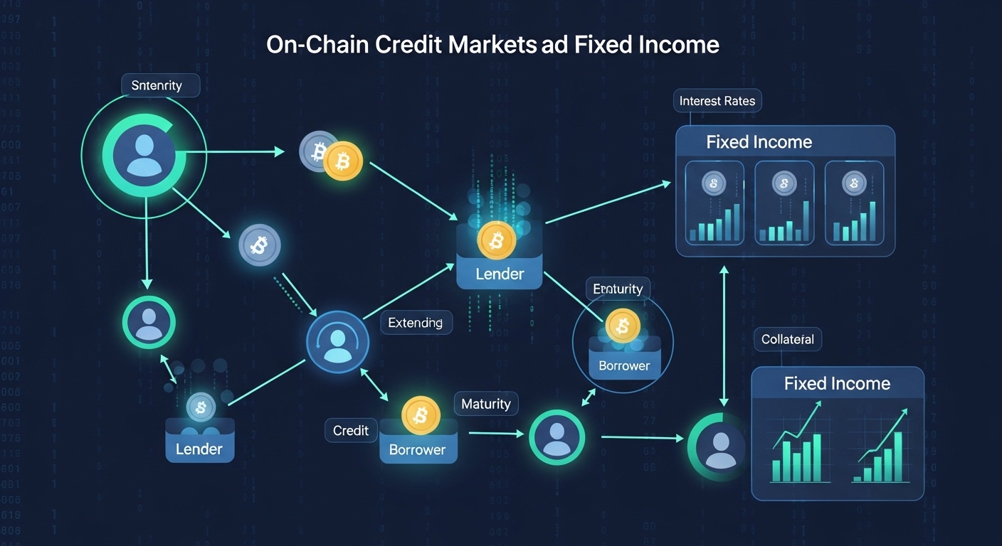 on-chain credit markets and blockchain-based fixed income