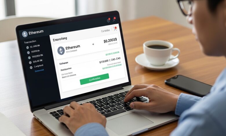 Convert Ethereum to Canadian Dollar