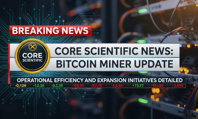 Core Scientific News Bitcoin Miner