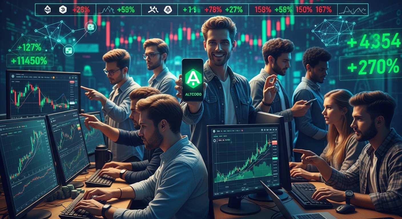 altcoin rallies and retail trading activity